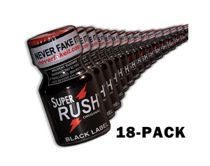 18-PACK of PWD Super Rush Black Label 10ml