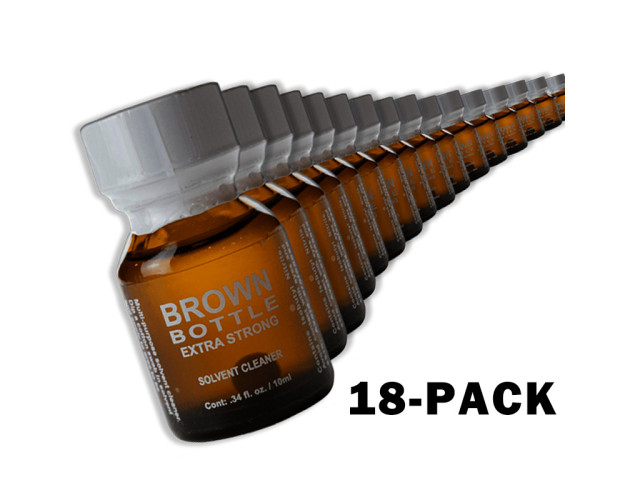 18-PACK of Brown Bottle 10ml