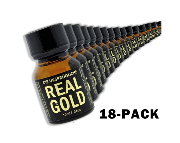 18-PACK of Real Gold 10ml