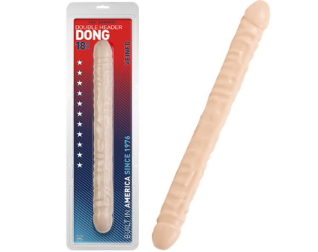 Veined Double Header Dong 18in. (White)