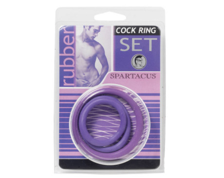 Cock Rings Set (Purple)