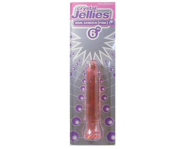 Crystal Jellies Anal Starter Pink 6in