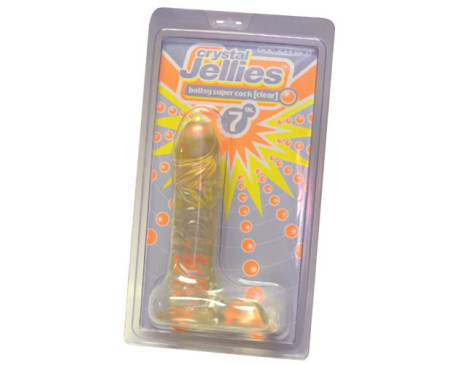 Crystal Jellies Ballsy Super Cock Cl 7in