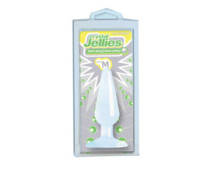 Crystal Jellies Butt Plug Clear Medium