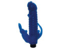 Ribbed Bunny: Vib W/Anal Tickler (Blue)