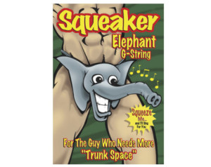 MP Novelty Squeaker Elephant Gst Blk 1SZ