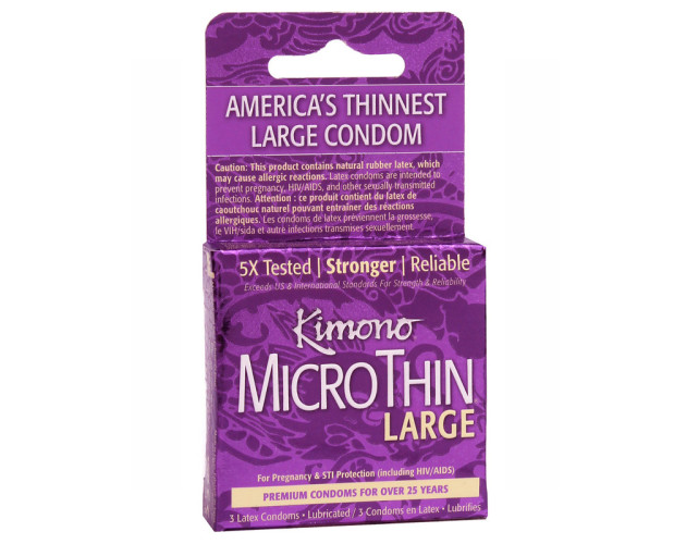 Kimono Microthin Large (3pk)