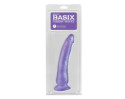 PD Basix Slim 7in Dildo w/Suction Purple