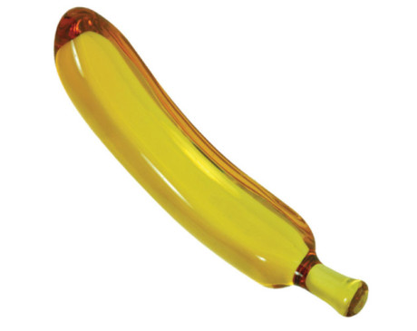 Glass Gem: Amber Banana