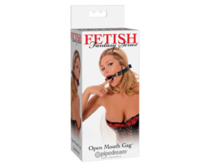 FF Adjustable Open Mouth Gag Black