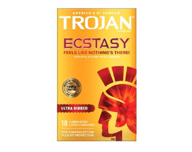 Trojan Ecstasy Ultra Ribbed (10)