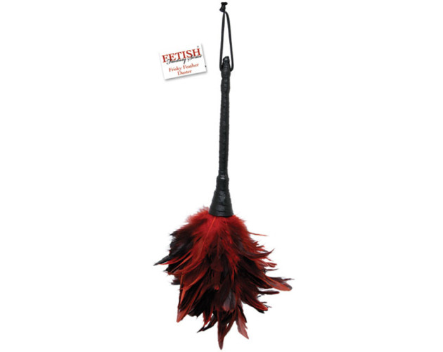 FF Frisky Feather Duster Red