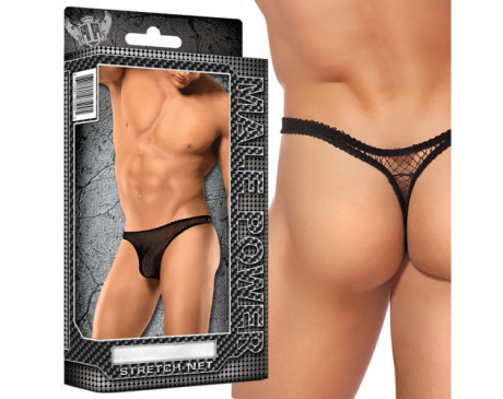 MP Stretch Net Bong Thong Blk SM