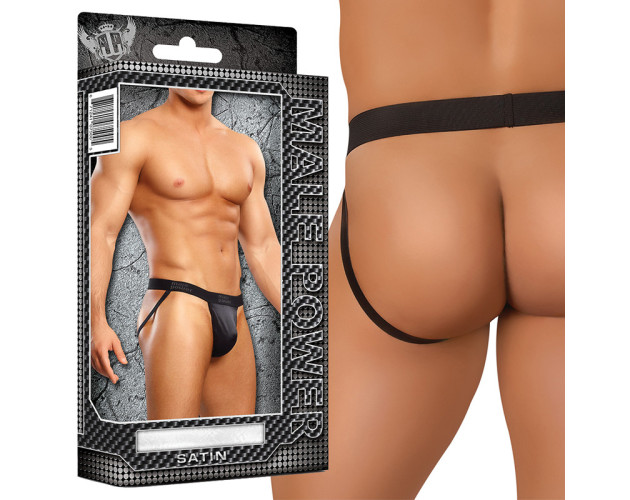 MP Satin Jock Strap Black LX