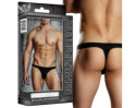 MP Nylon Spandex Bong Thong Black SM