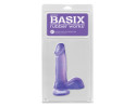 PD Basix 6in Dong Balls & Suction Purple