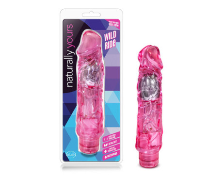 Naturally Yours Wild Ride 9in Vibr Pink