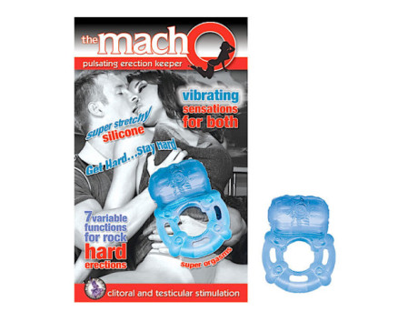 Macho Pulsating Erection Keeper (Blue)