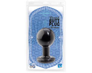 Ball Shape Anal Plug Medium (Black)