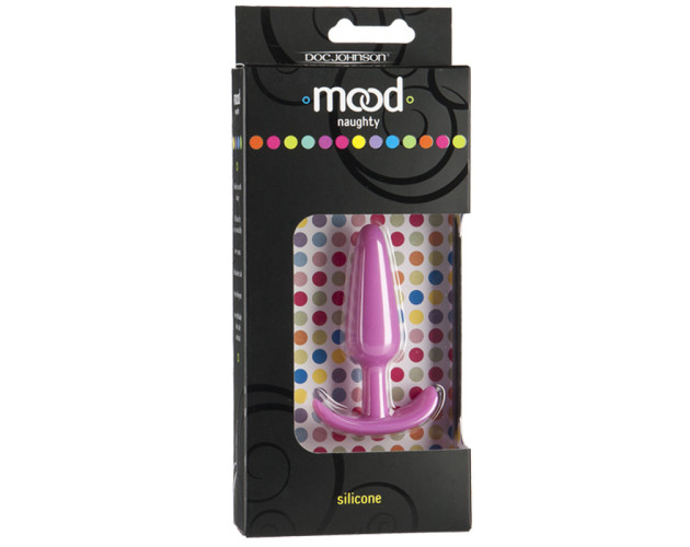 Mood Naughty Small Pink Sili Butt Plug