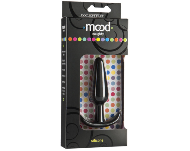 Mood Naughty Medium Blk Sili Butt Plug