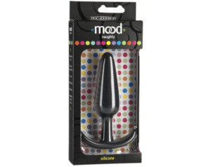 Mood Naughty Large Blk Sili Butt Plug