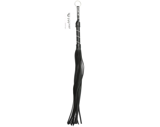 SS S&M Jeweled Flogger Black