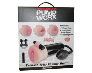 PD Pump Worx Travel Trio Pump Set