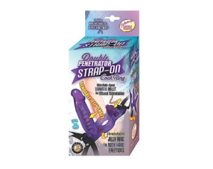 Double Penetrator Strap-On C-Ring (Purp)