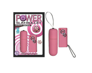 Power Slim Bullet Remote Control (Pink)