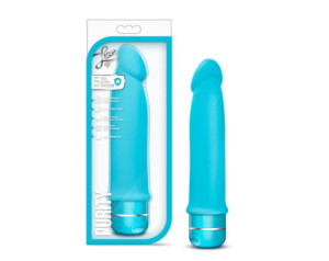 Luxe Purity Silicone Vibrator Blue