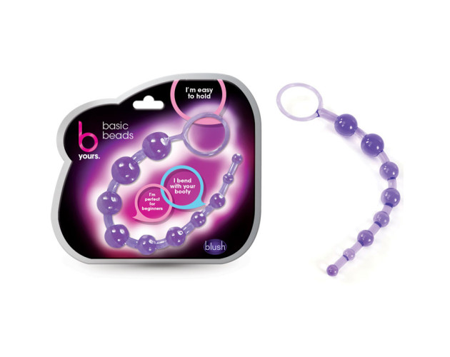 B Yours Basic Beads 12.75in Purple