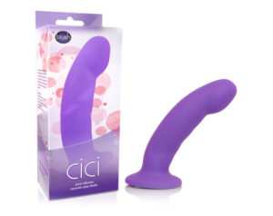 Luxe Cici 6.5in Curved Dildo Purple