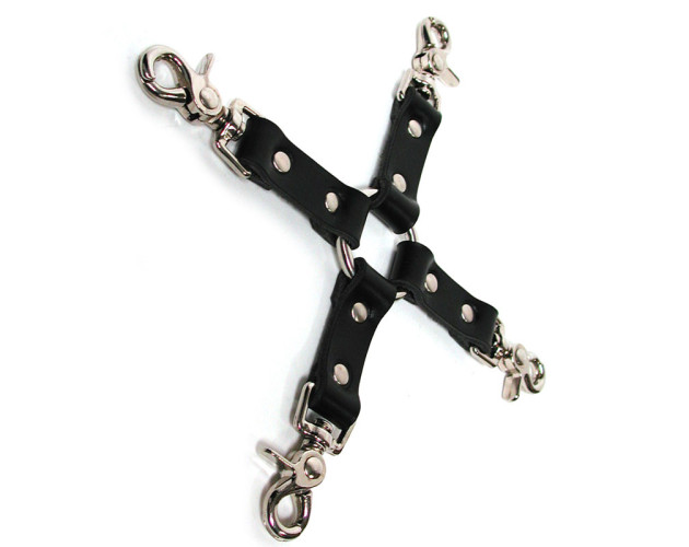 KL Leather Hog Tie (Black)