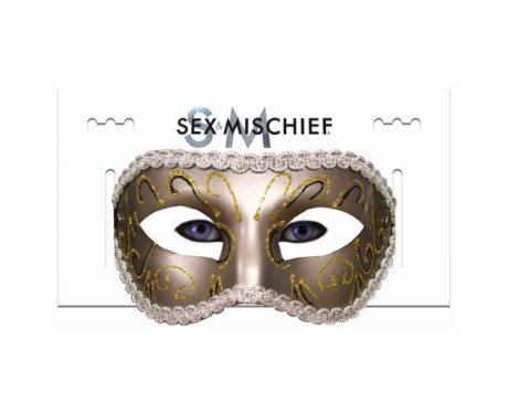 SS S&M Masquerade Mask Gold