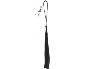 SS S&M Noir Whip 16in Beaded Flogger