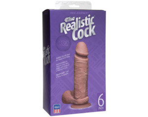 Realistic Cock - UR3 - 6in Brown