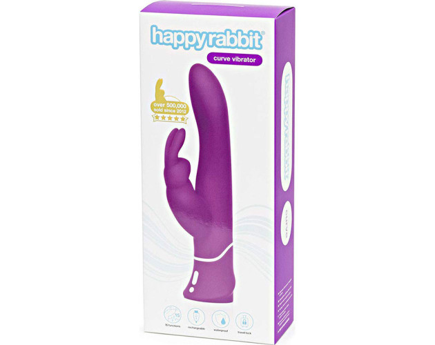 HR Curve Rabbit Vibrator Purple