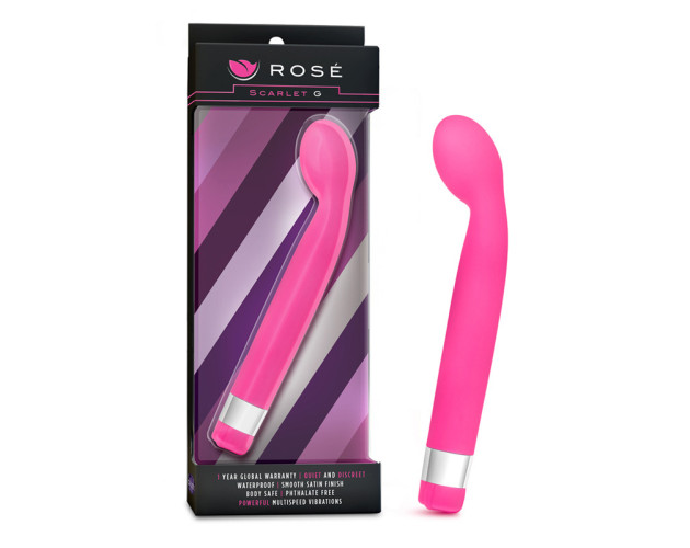 Rose Scarlet G Slimline G-Spot Vibr Pnk