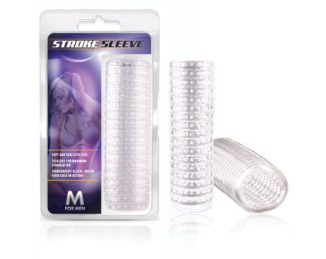 M for Men Stroke Sleeve Reversible Clear