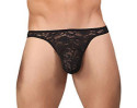 MP Stretch Lace Bong Thong Black SM