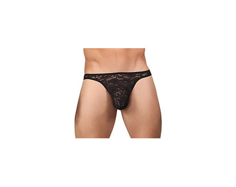 MP Stretch Lace Bong Thong Black SM