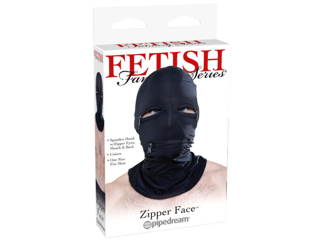 FF Zipper Face Hood Black