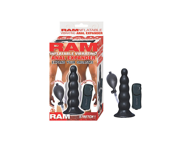 Ram Inflatable Vibrating Anal Exp (Blk)