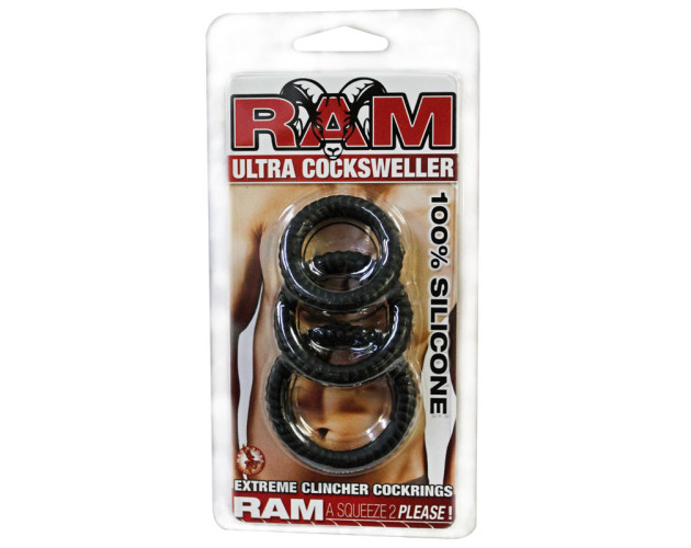 Ram Ultra Silicone Cocksweller (Black)