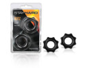 Stay Hard Nutz Cockring 2pk Black