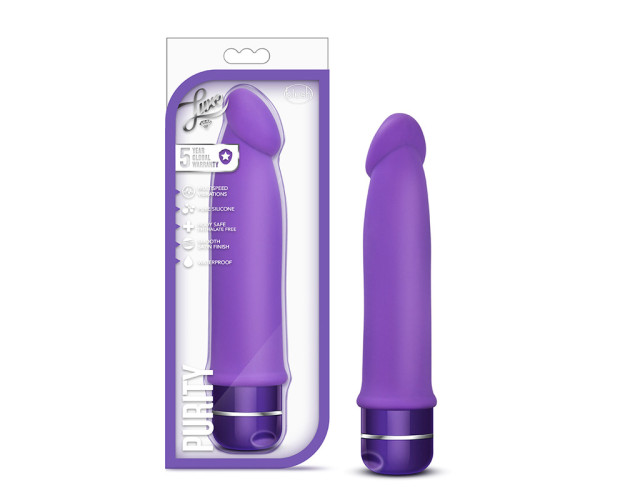 Luxe Purity Silicone Vibrator Purple