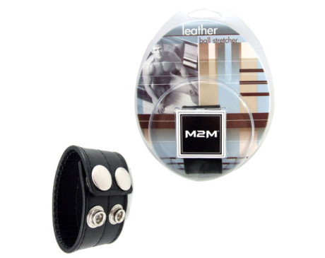 M2M Ball Stretcher Leather 1in Black