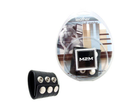 M2M Ball Stretcher Leather 2in Black