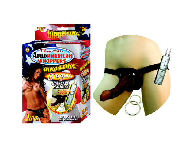 Afro Amer Whopper 8in Vib Dong & Harness